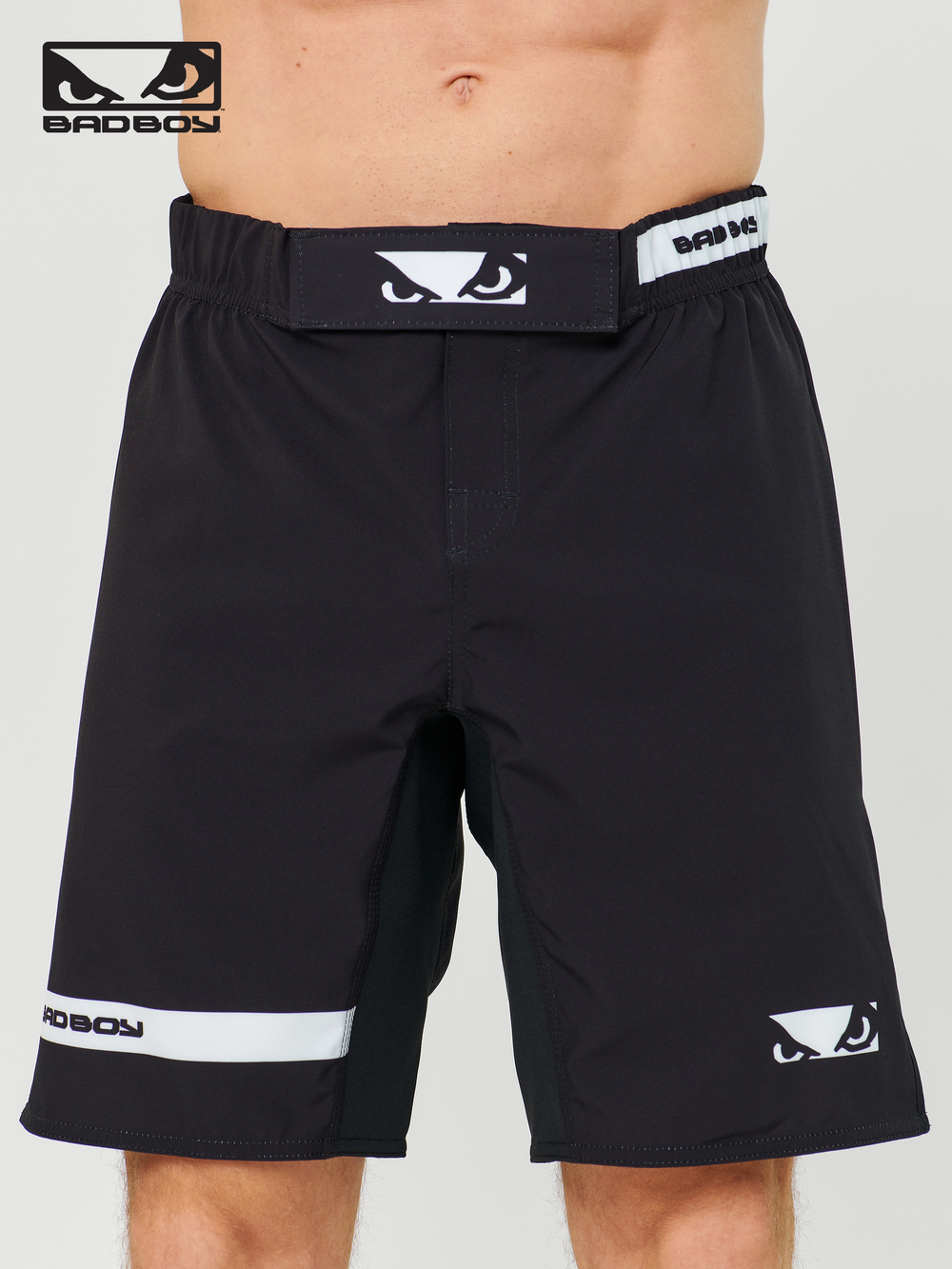 Шорты MMA Bad Boy Oss Grappling Shorts черный/белый