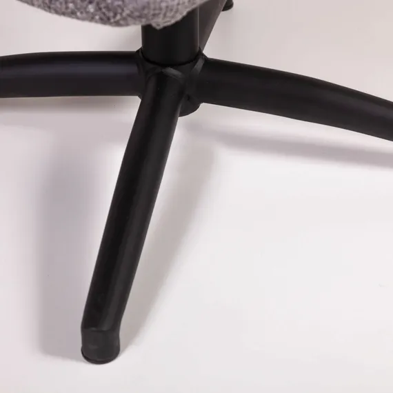 Кресло-качалка с оттоманкой Magnus, серое