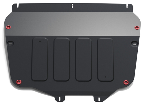 Защита картера и КПП АвтоБроня для Chery Tiggo 4 (V - 1.5; 2.0) 2017-2019/Chery Tiggo 4 I рестайлинг (V - 1.5 (147 л.с.); 2.0) 2019-н.в./Chery Tiggo 7 (V - 1.5; 2.0) 2019-2020, штампованная, сталь 1.8 мм, с крепежом, 111.00919.1