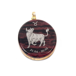 Кулон "Знак Зодиака" обсидиан