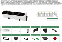 Фитомодуль с автополивом Hydro Falls на 4 растения
