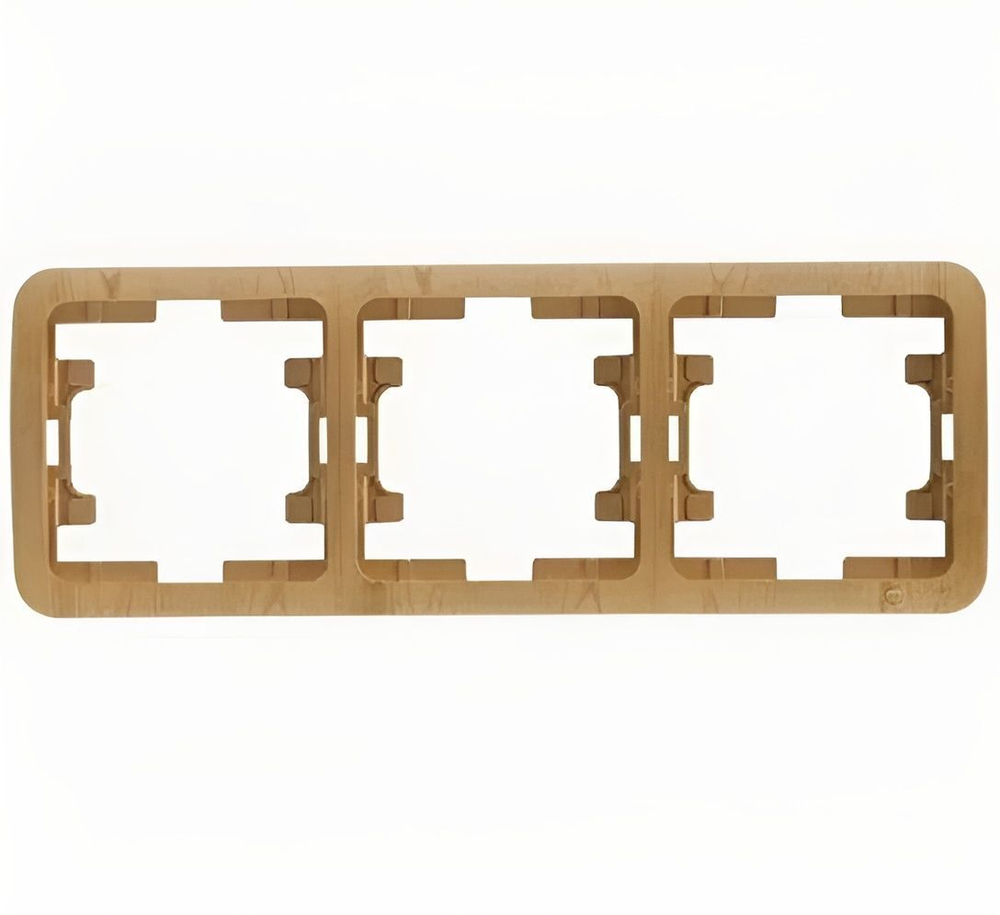 Рамка 2-я горизонтальная Makel Mimoza белая 22012