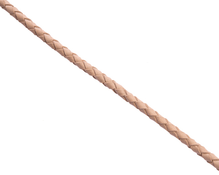 Шнурок плетеный бежевый Ø 4.0 мм, дл. 60 см