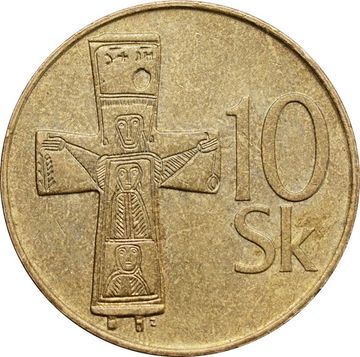 10 крон 2003 Словакия