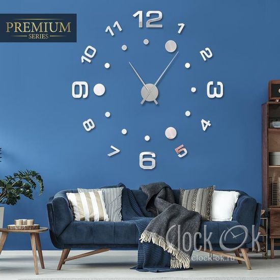 Настенные 3D часы Radius