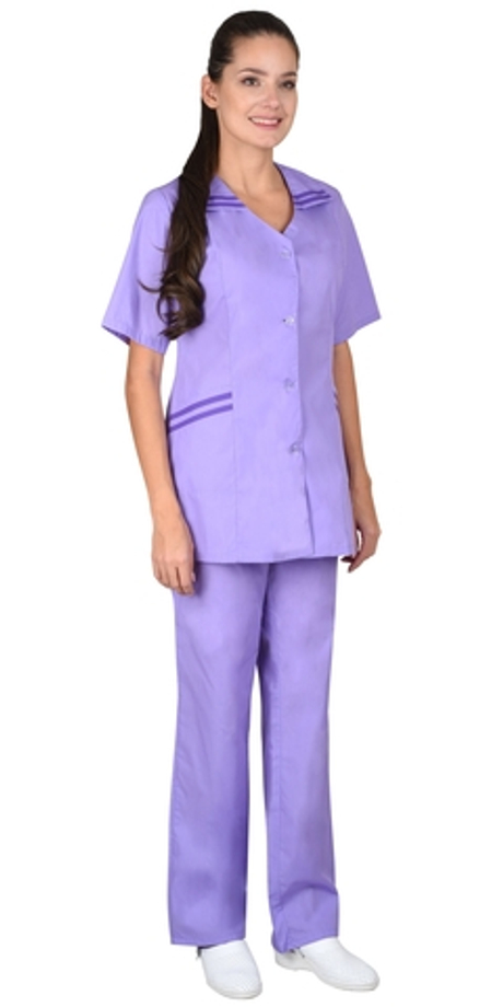 Костюм "СИРИУС-ЖЕНЕВА" женский сиреневый с фиолетовым (СТ)