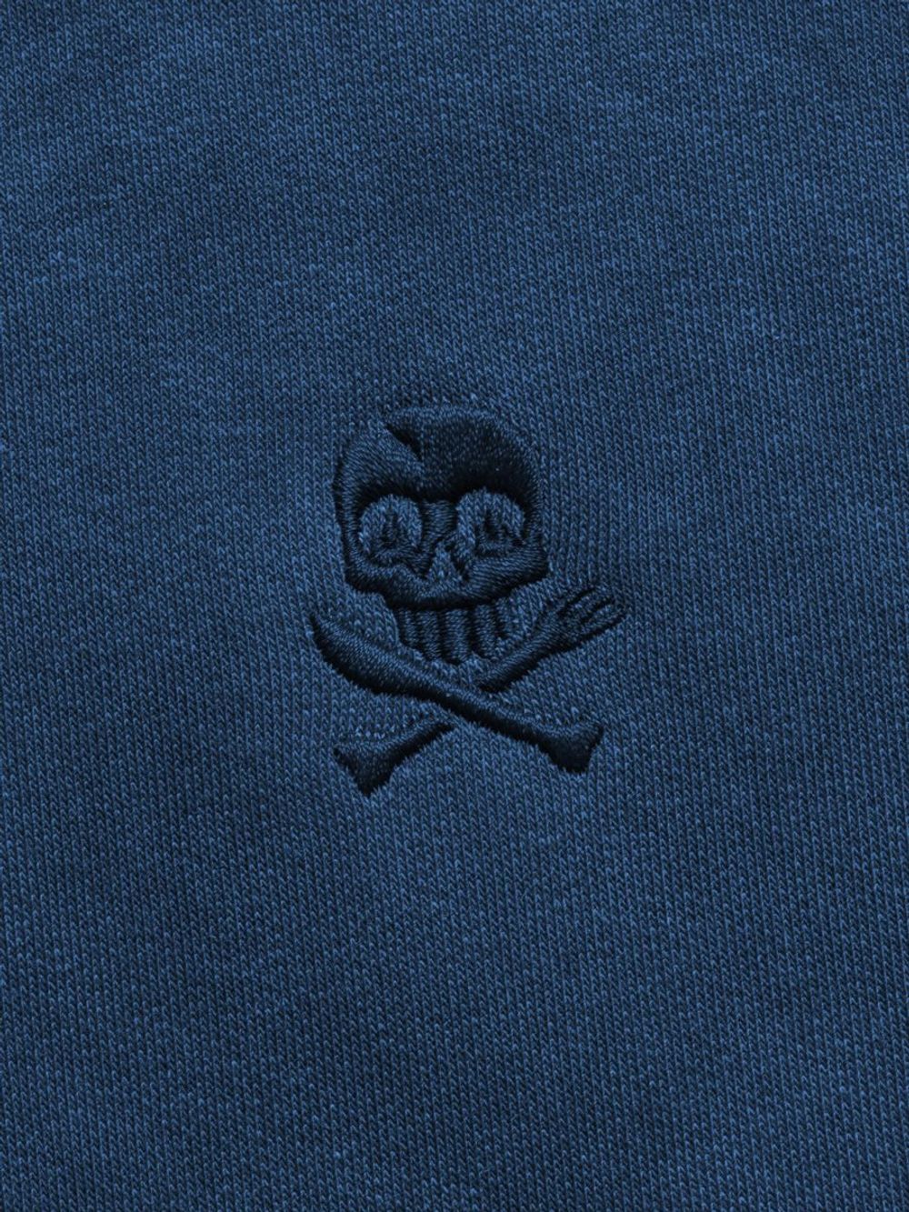 Худи Hardlunch garment dye синий