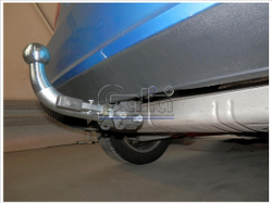 Оцинкованный фаркоп на Mercedes A-Class w176 дорестайлинг 2012-2015, Mercedes B-Class w246 2012-2019 (без электрики), Galia M128C