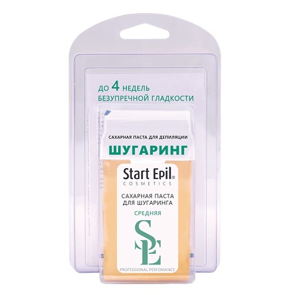 Start Epil / Aravia Набор для шугаринга (сахарная паста средняя 100гр + бумажные полоски)