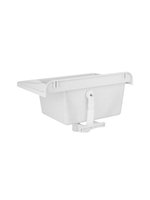 Пластиковая техническая раковина COMPACT WHITE