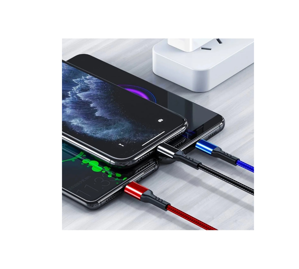 Кабель USB 3in1 Micro/Lightning/Type-C Awei CL-971