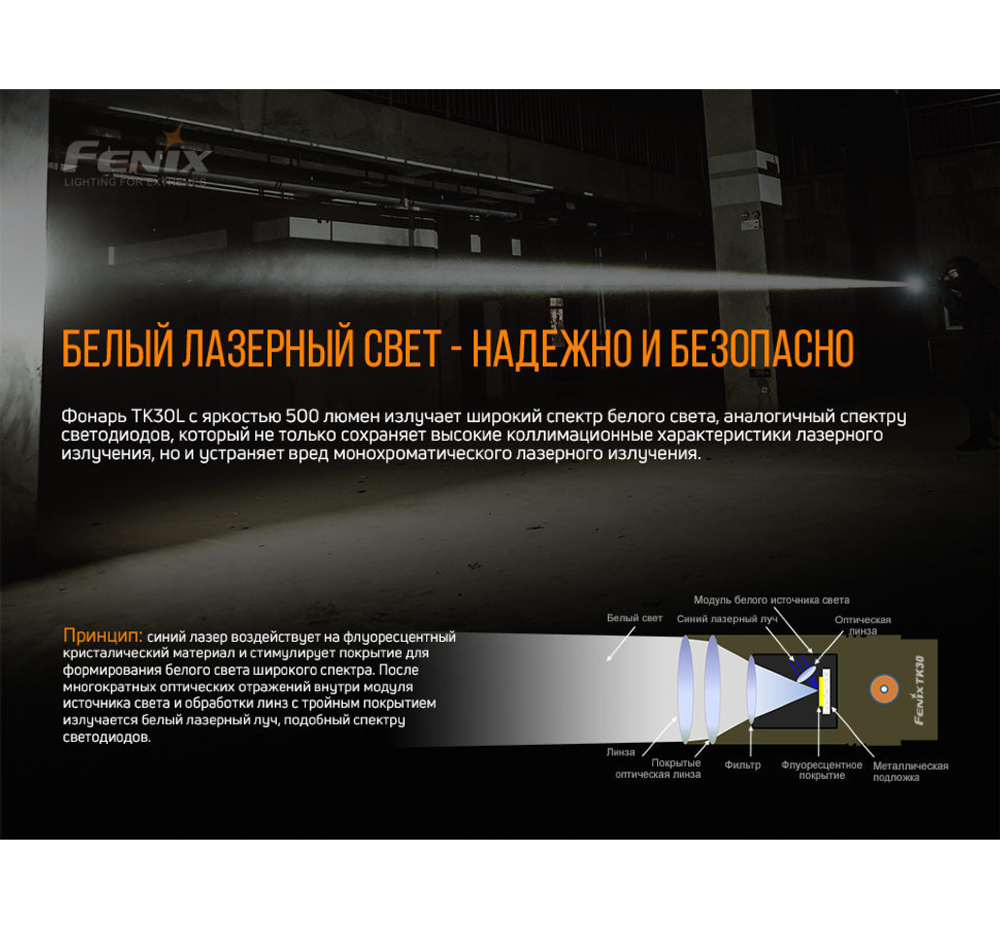 Фонарь Fenix TK30 Laser