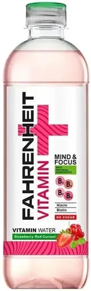 Витаминизированный напиток Фаренгейт Витамин Клубника-Красная смородина / Fahrenheit Vitamin Strawberry &amp; Red Currant 0.5 - пэт