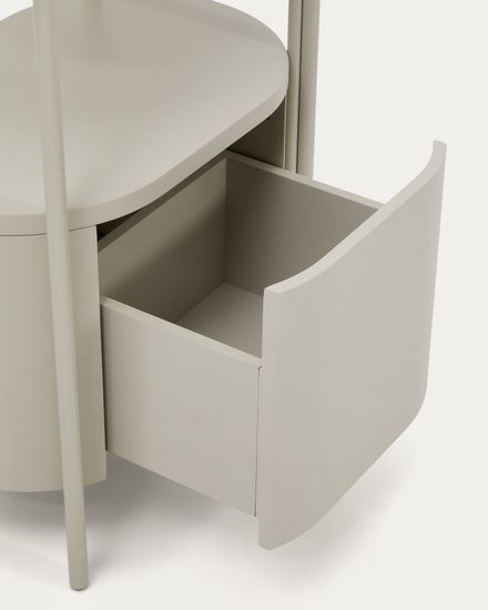 Тумба для ванной Arely из стали и белого лака 60 x 40 см