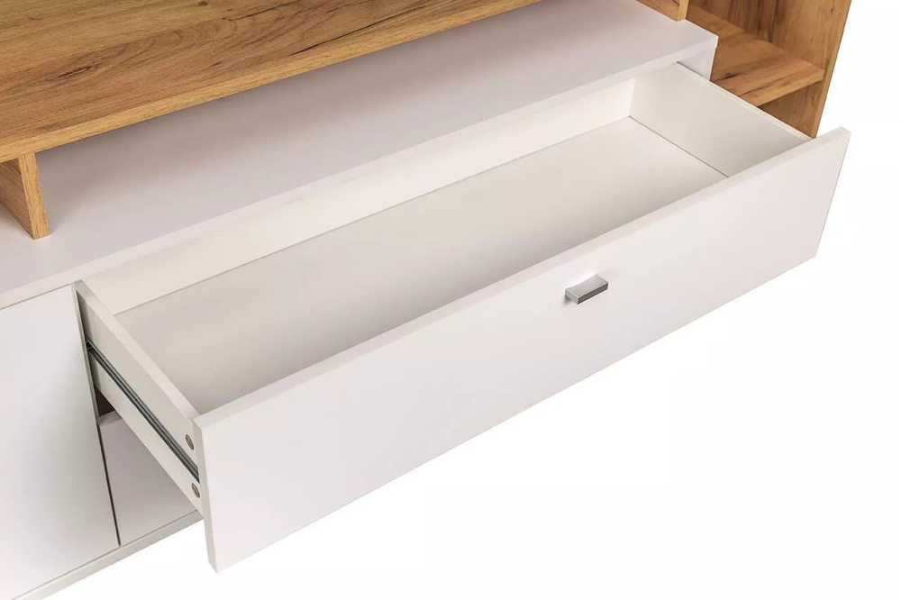 Бэль Тумба 10.92 Дуб Золотой / Белый