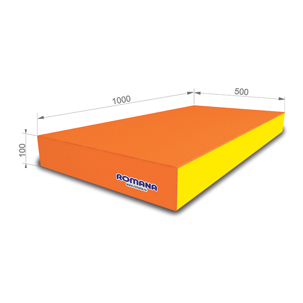 РОМАНА Мягкий щит (Мат) 1000*500*100, одинарный