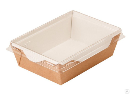 Коробка для салатов ECO OpSalad 800 186*106*55мм крафт