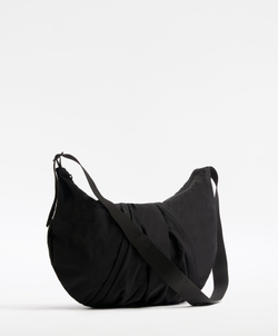 OYSHO Сумка через плечо овальной формы, черный