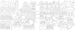 [Vol.1] A Lovely City with Bears Coloring Book