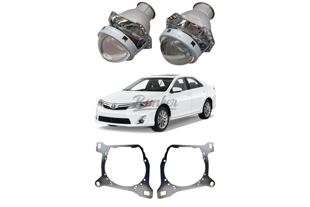 Готовый комплект для замены штатных линз Toyota Camry V50 2011-2018