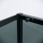 Боковая стенка Grossman Style 200.K33.05.100.21.10 (100х195) черный матовый,стекло тонированное, 1 место