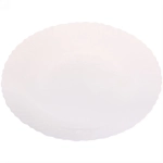 Тарелка «White magic» 23,5см глубокая стеклокерамика Волна