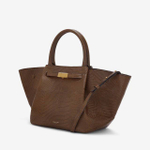 Сумка DeMellier Kate Hutchins x The Midi New York Pecan Lizard-Effect