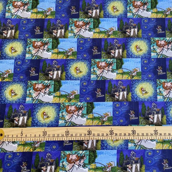 ВАН ГОГ, ПОРТРЕТЫ, 100% хлопок Handmade Fabrics 3