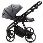 Детская коляска Adamex Quantum 2 в 1 Q-TK66 (Т.СЕРЫЙ)
