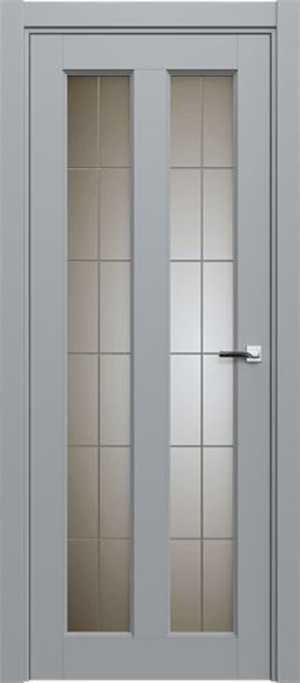 Межкомнатная дверь Status (Статус) 612 Сатинато бронза (алмазная гравировка) Milano