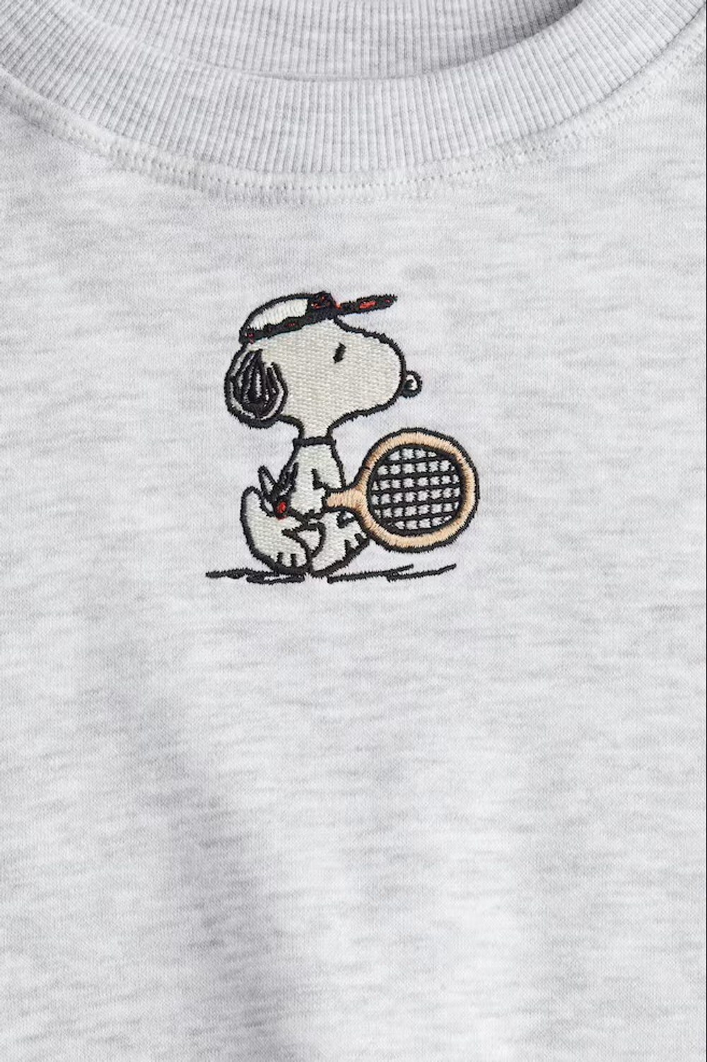 H&M Толстовка с принтом, светло-серый