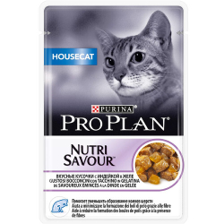 Purina Pro Plan, Влажный корм для взрослых кошек, Индейка в желе, 85 гр.