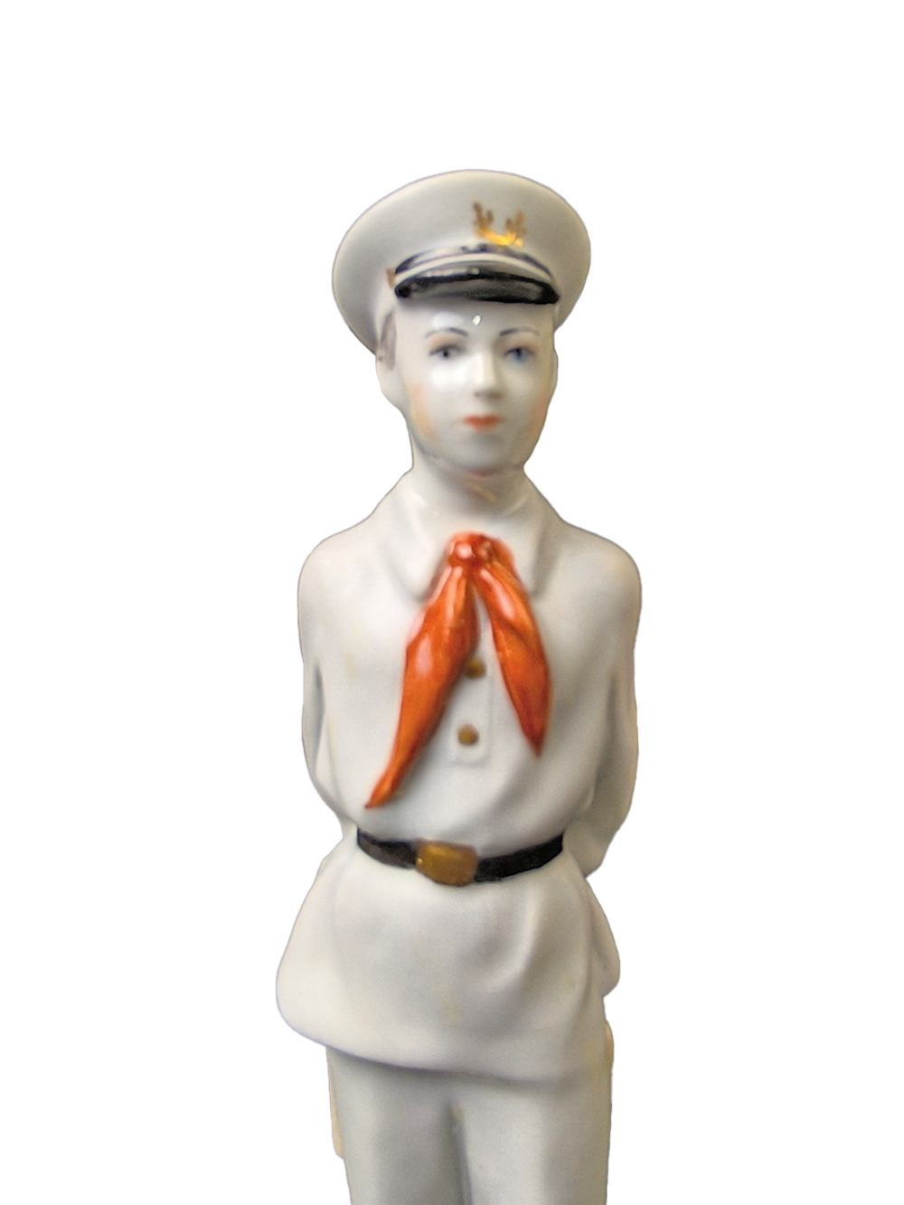 *Фарфоровая статуэтка "Пионер с портфелем" ЛФЗ