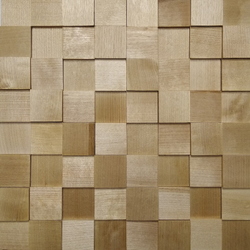 Деревянная мозаика для стен Wood Mosaic 3D Береза Пирамида