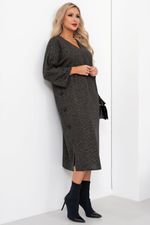 Платье Шарм (черный/малахит) Р11-1193/2 Nikol (Акция)