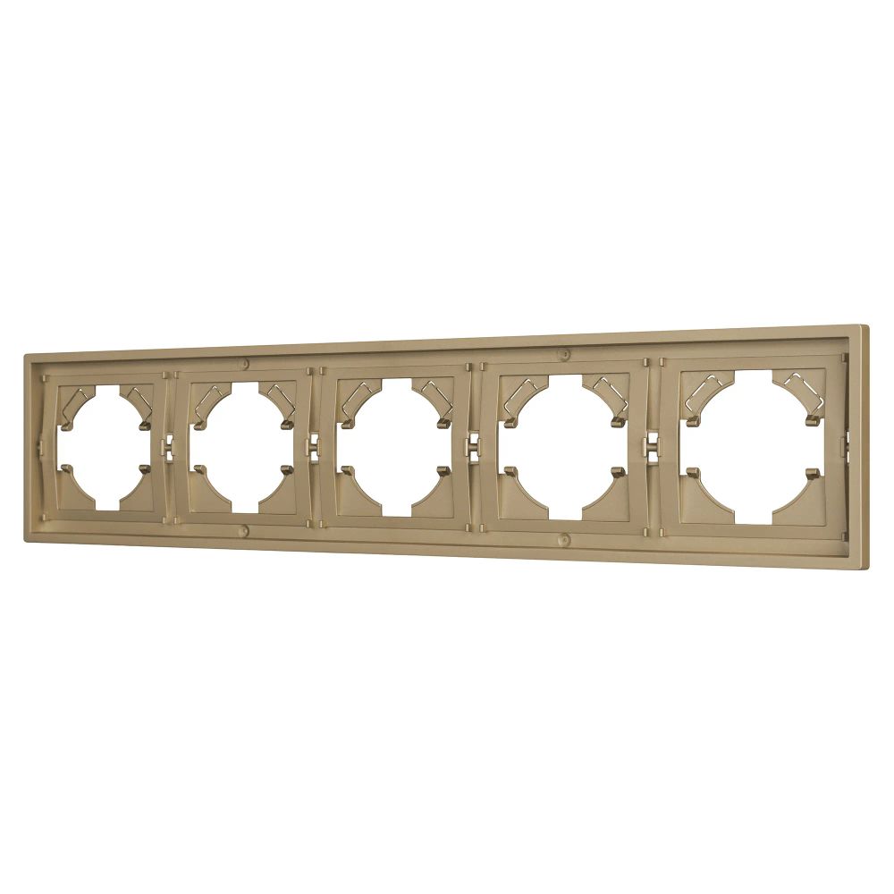 Рамка пластиковая FRM-TENDO-SFPL-5-GD (Arlight, Матовый песочный) 054658