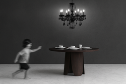 Дизайнерский обеденный стол BLOSSOM chocolate