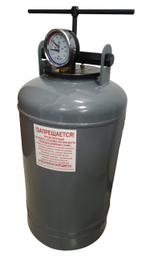 Автоклав для консервирования NEW!  NOVOGAS c ТЕРМОМАНОМЕТРОМ УБ-24Т, 24 л, Беларусь (Новогрудок)