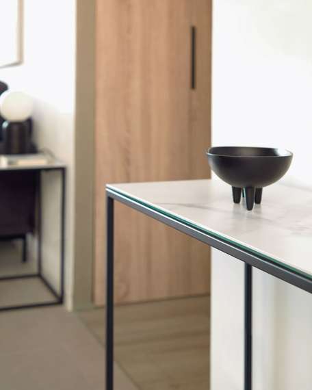 Консоль Rewena 110x75 см, белая керамика Kalos Blanco