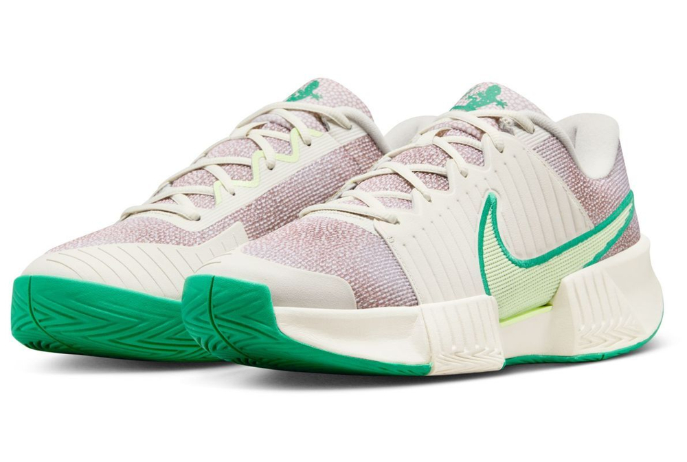 Теннисные кроссовки Nike Zoom GP Challenge Pro Premium - phantom/barely volt/stadium green