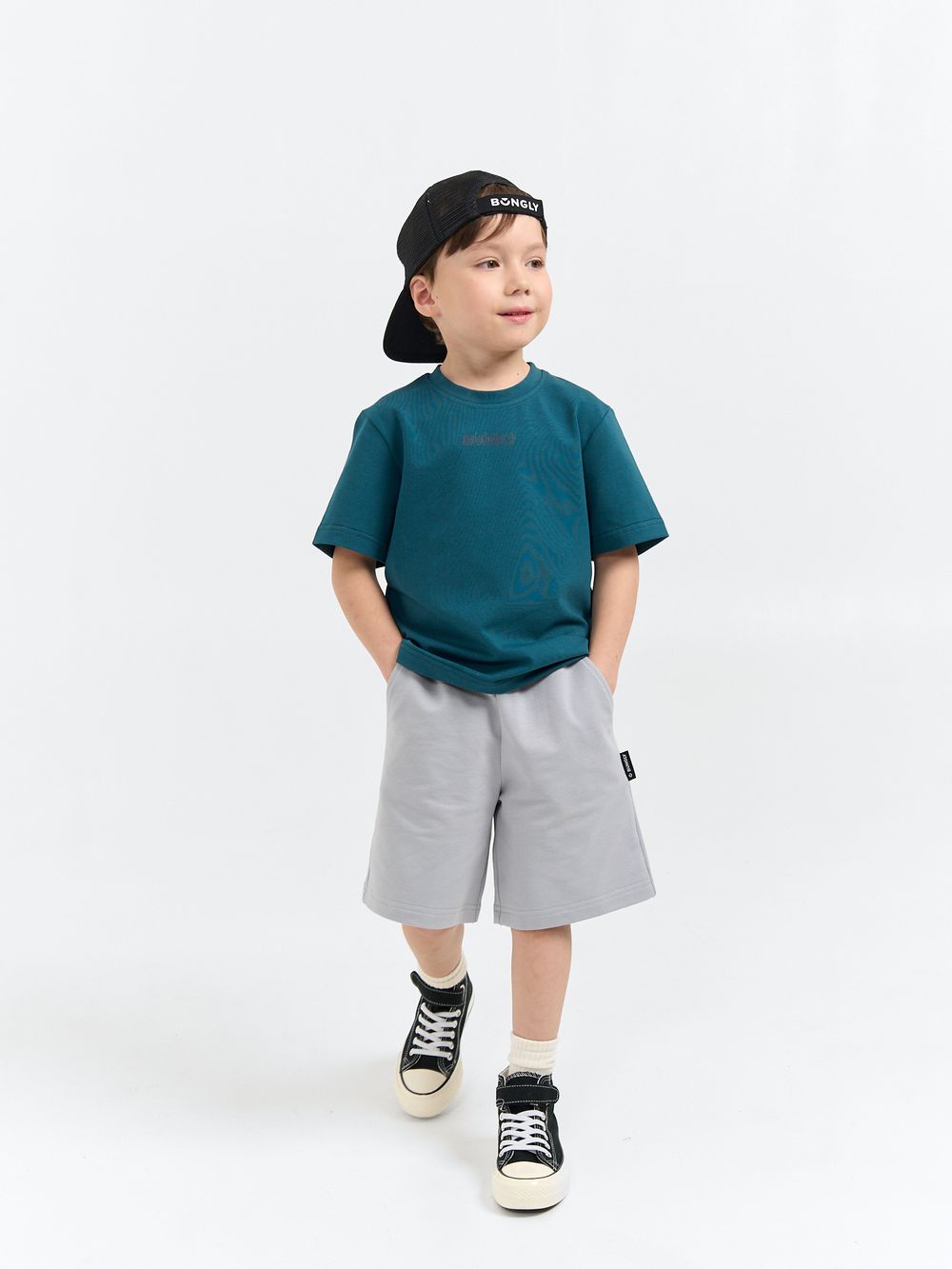 Шорты бермуды "Пепел"