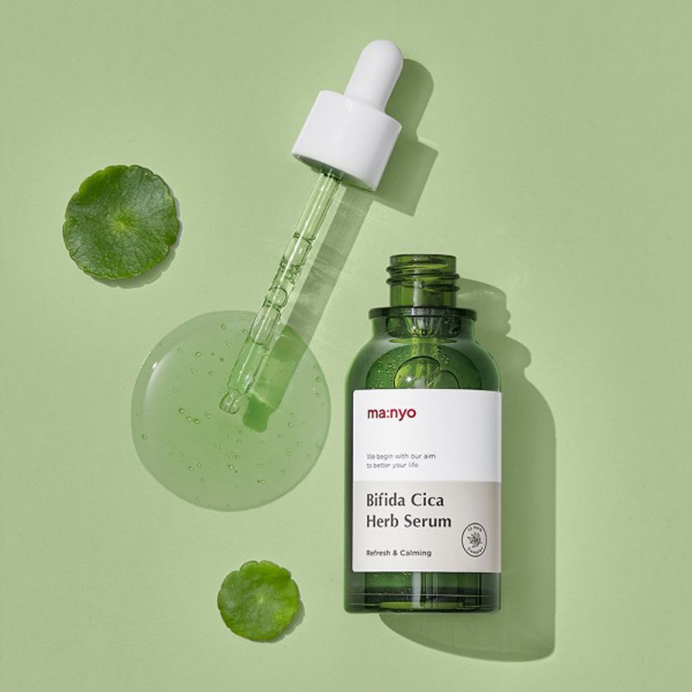 Сыворотка успокаивающая с комплексом центеллы ma:nyo Bifida Cica Herb Serum 50 мл