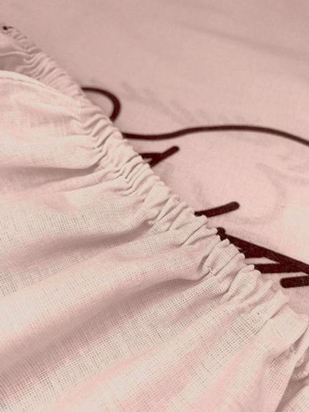 Простынь на резинке перкаль Сказка "Каприче" 180x200 см