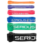 Serious Steel Fitness, 32-дюймовый эспандер, полный набор, набор из 6 предметов