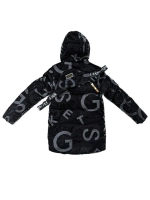 Куртка зимняя для девочки с сумочкой.