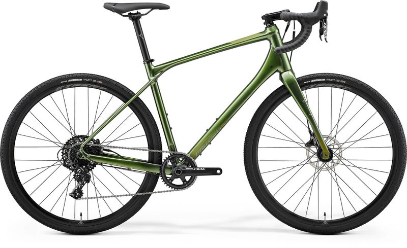 Гравийный велосипед Merida Silex 600 (GlossyFogGreen/MattGreen)