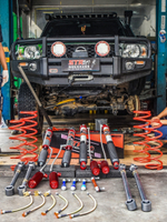 Nissan patrol Y60-61 лифт-комплект регулируемой подвески +4" ST8000+