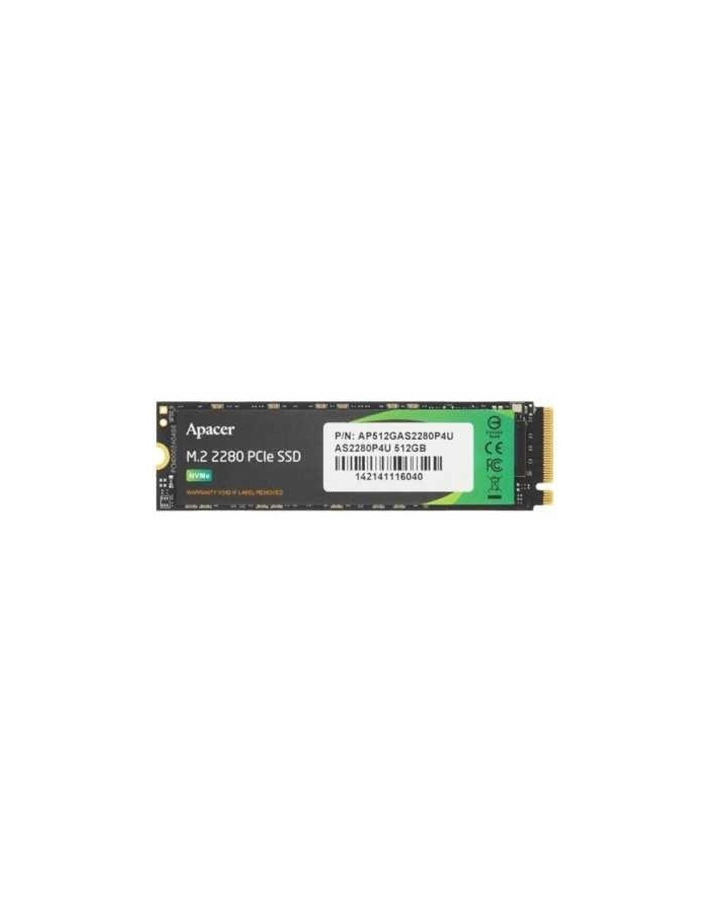 M.2 2280 512GB Apacer AS2280P4U Client SSD AP512GAS2280P4U-1 PCIe Gen3x4 with NVMe