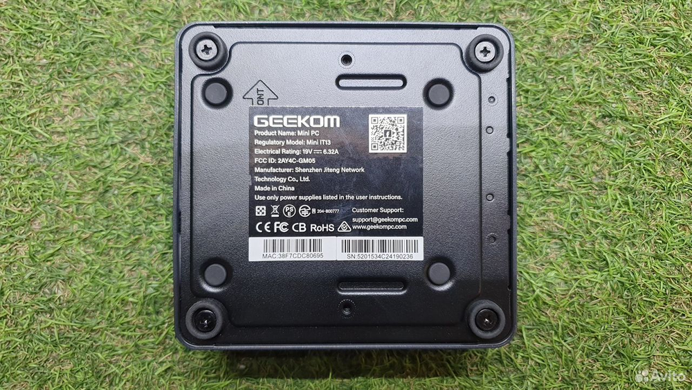 Мини пк geekom Мини IT13 i9-13/32Gb/SSD 2 Tb