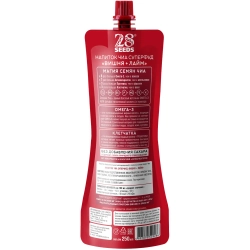 Напиток ЧИА ОМЕГА-3 «Вишня + Лайм» 250 мл — состав и пищевая ценность на упаковке